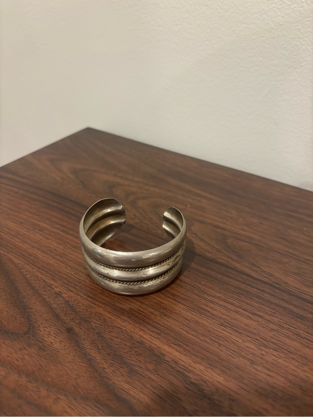Wide Sterling Silver Cuff Bracelet